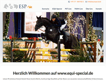 Tablet Screenshot of equispecial.de